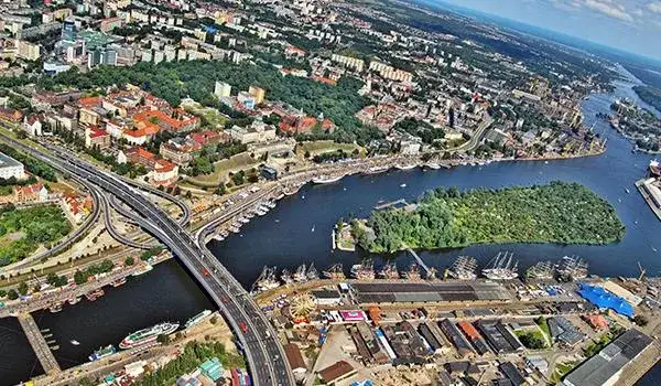 Szczecin Floating Garden widok z g&oacute;ry