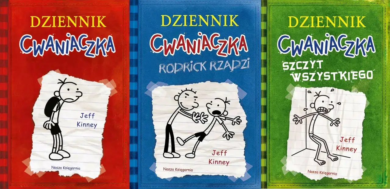 Trzy okładki książek