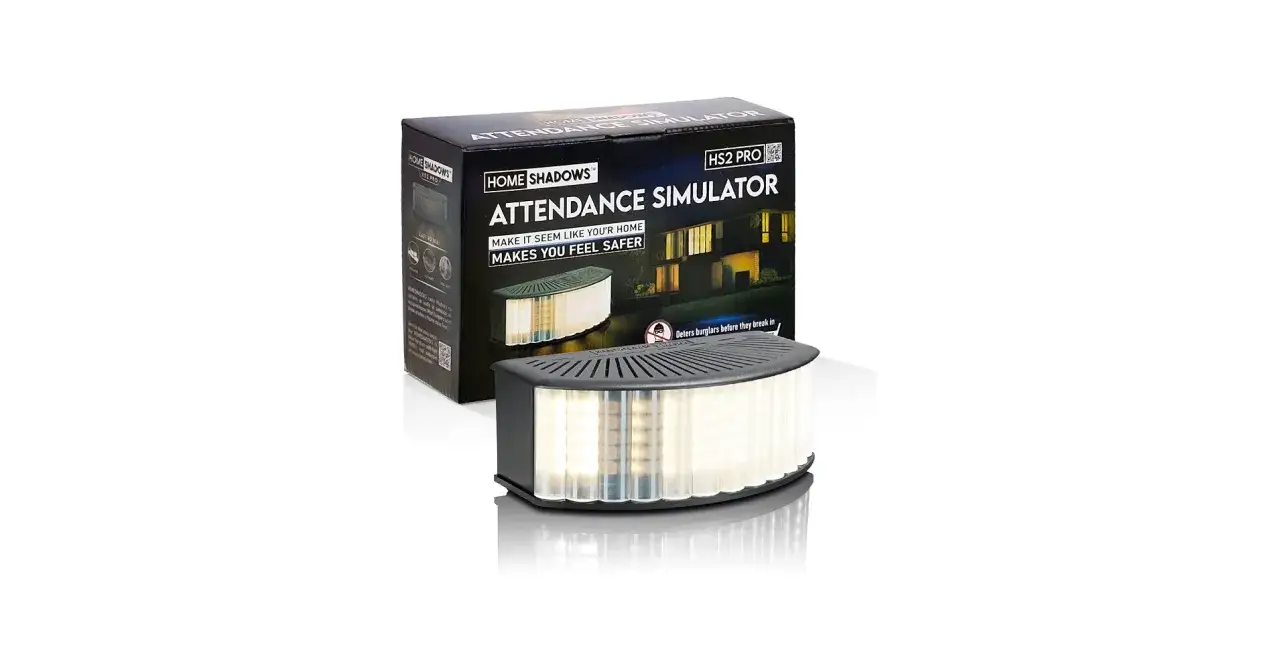Simulador de presencia Home Shadows HS2 Pro. Dispositivo que simula luces encendidas en casa para disuadir intrusos.