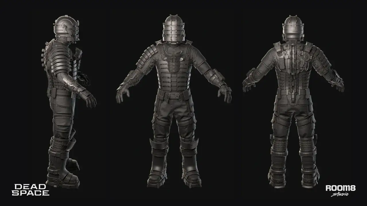 Isaac Clarke w swoim ikonicznym skafandrze, gotowy na przetrwanie w koszmarze Dead Space 2 remake.