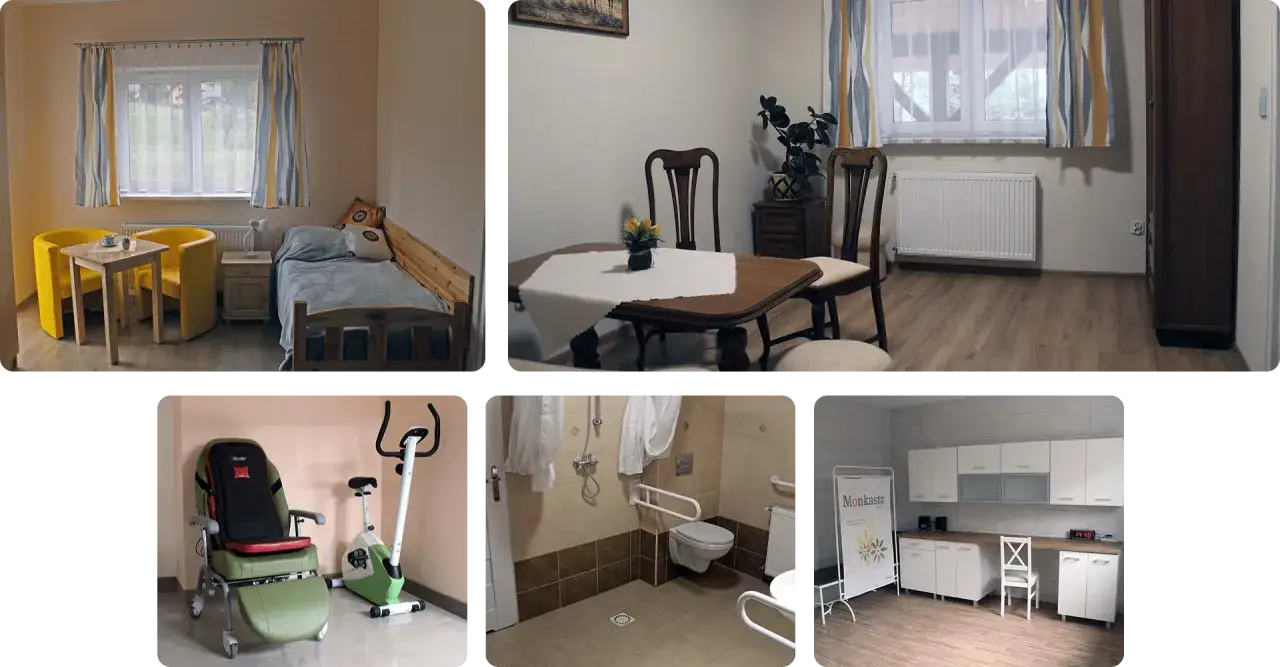 Dom Seniora Paraiso Brenna wnętrza pokój