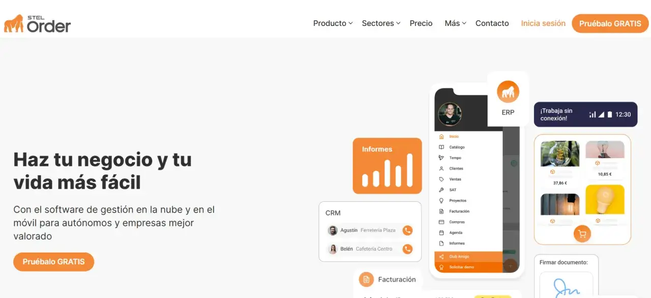 Software de gesti&oacute;n y CRM gratuito en espa&ntilde;ol para simplificar tu negocio. &iexcl;Pru&eacute;balo gratis!