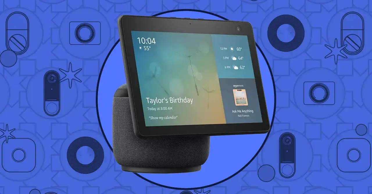 Alexa mit Zigbee-Unterst&uuml;tzung zeigt Taylors Geburtstag und das Wetter an.