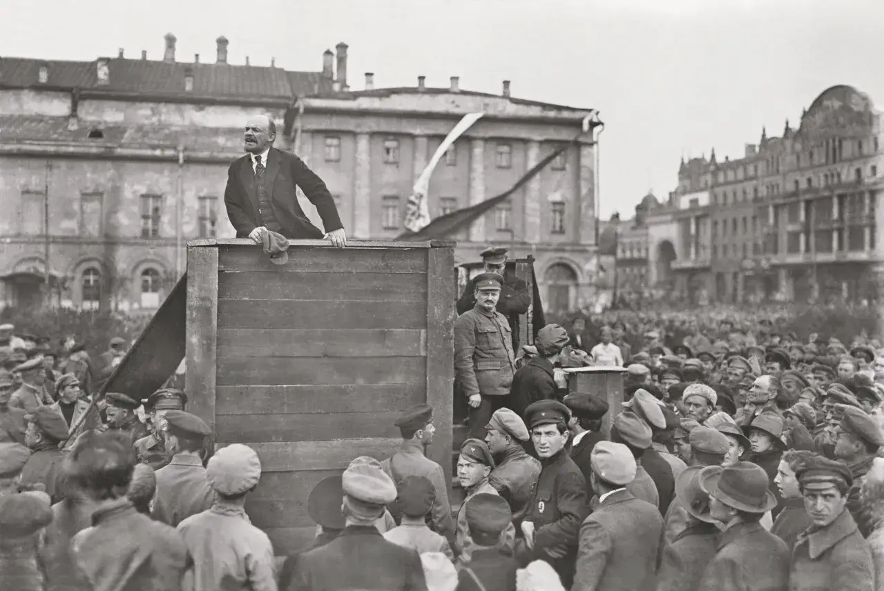 Lenin w zaplombowanym wagonie