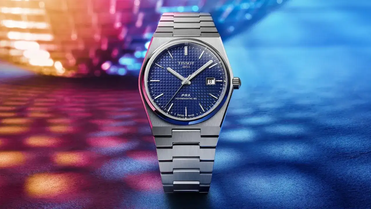 Reloj Tissot 1853 PRX Powermatic 80 con esfera azul, ideal para tu estilo en España.