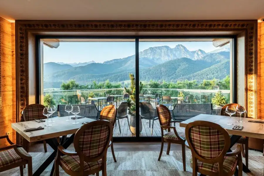 Restauracja Giewont Kościelisko wnętrze dania