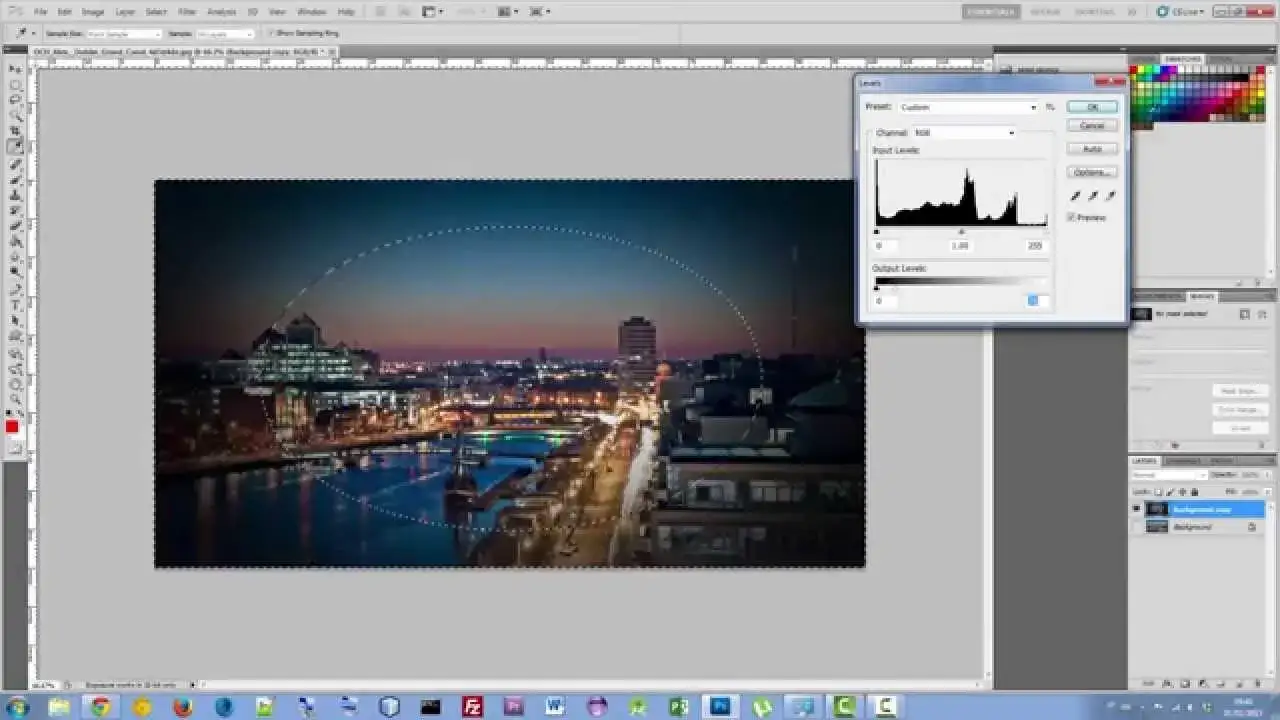Photoshop ramka tekstura nieregularna winieta