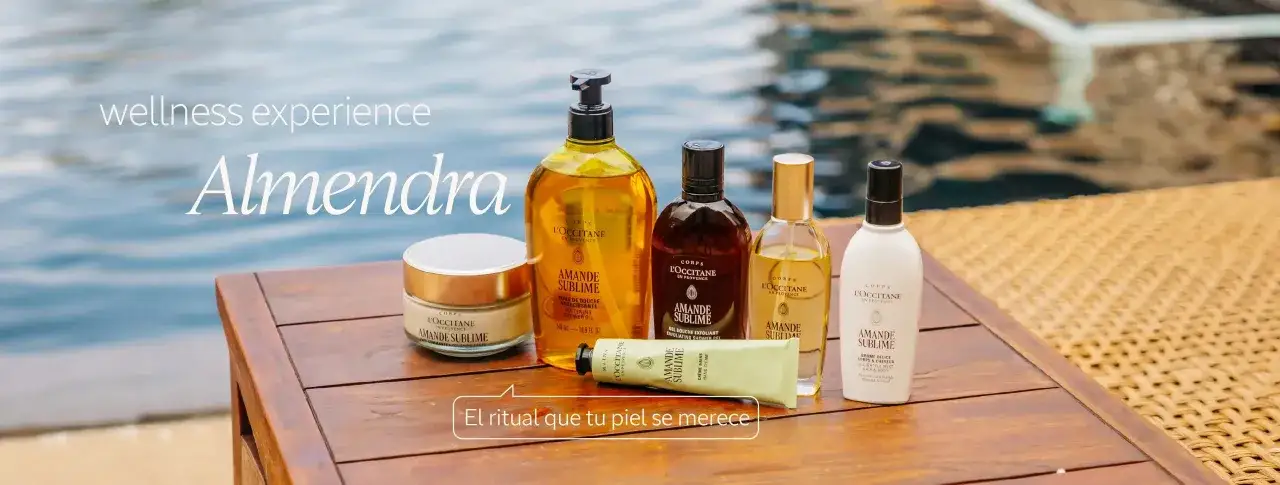 L'Occitane en Provence, con su línea Almendra Sublime, ofrece un ritual de bienestar para nutrir y suavizar tu piel.