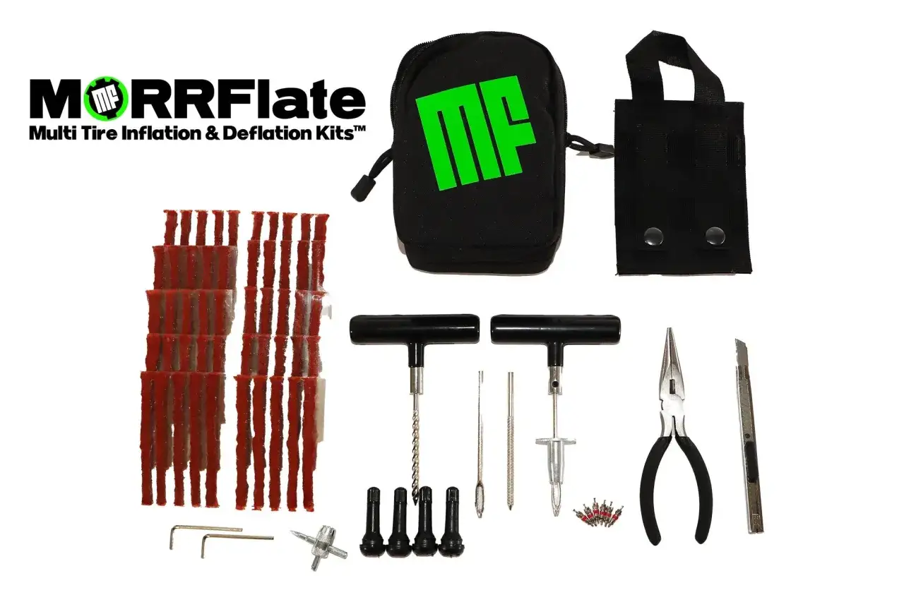 Kit para reparar pinchazos: mechas, herramientas para insertar y válvulas. Aprende como poner una mecha en una rueda.