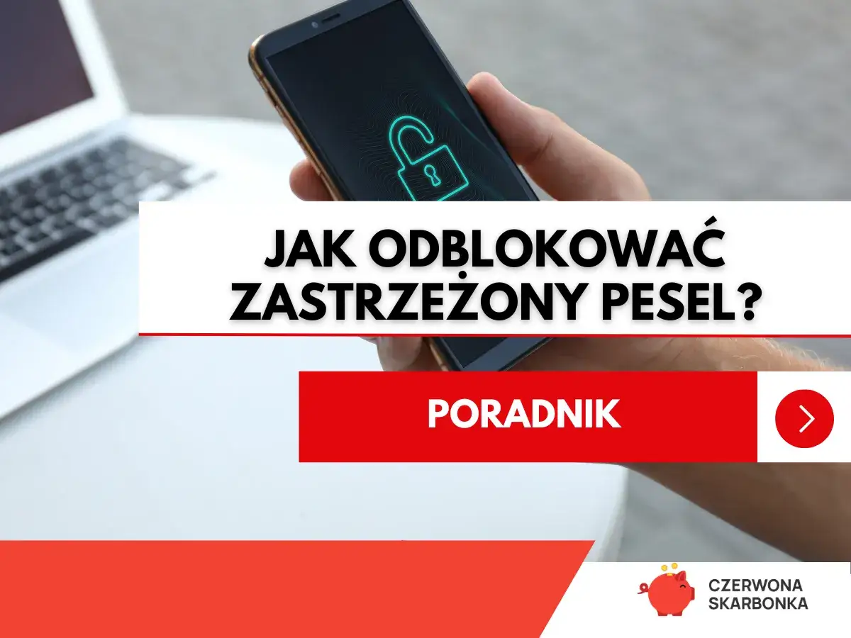 Chcesz wiedzieć, jak sprawdzić czy pesel jest zastrzeżony? Na ekranie telefonu widać ikonę otwartej kłódki.