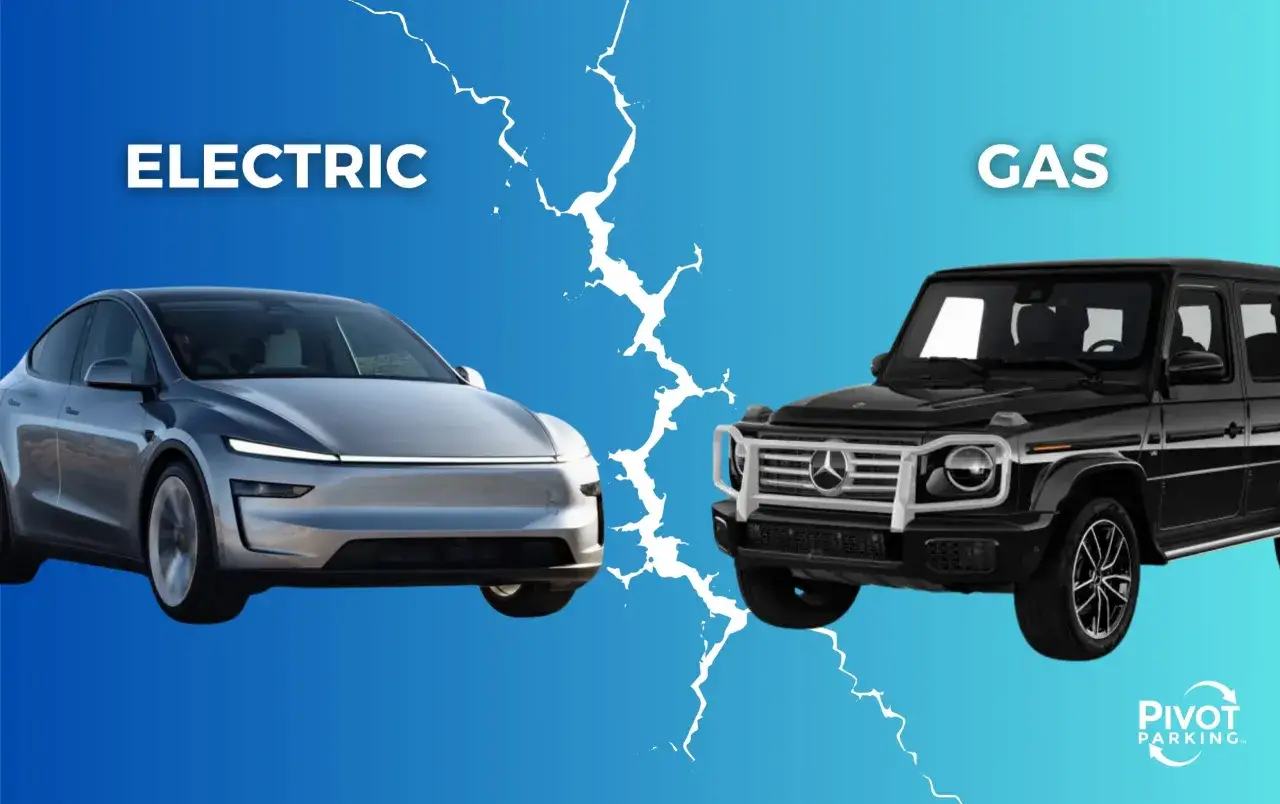 Comparativa: coches eléctricos modernos vs. un robusto coche de gasolina.