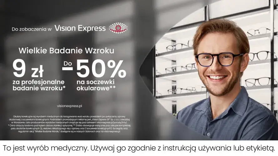 cennik badanie wzroku vision express promocje