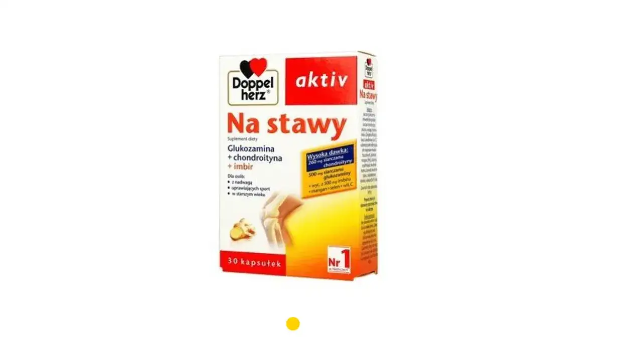 Doppel Herz Aktiv Na stawy: glukozamina, chondroityna i imbir dla zdrowych stawów. Wsparcie dla osób z nadwagą, sportowców i seniorów.
