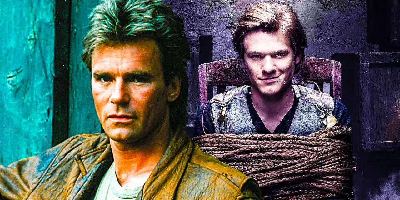 MacGyver obsada: Richard Dean Anderson i Lucas Till w zestawieniu dwóch pokoleń bohatera.