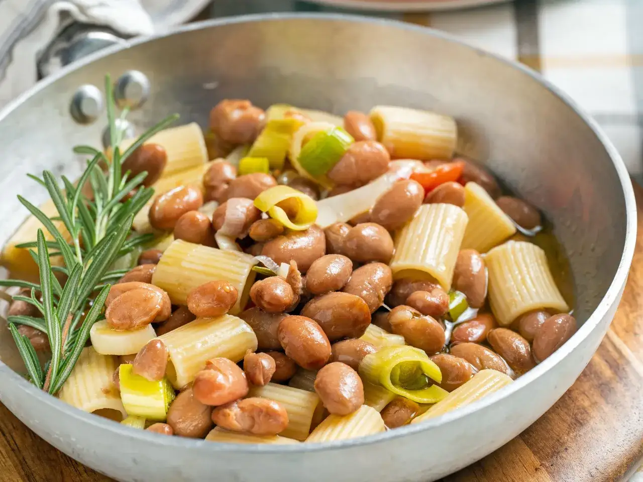 Minestra e fagioli piatto tradizionale italiano