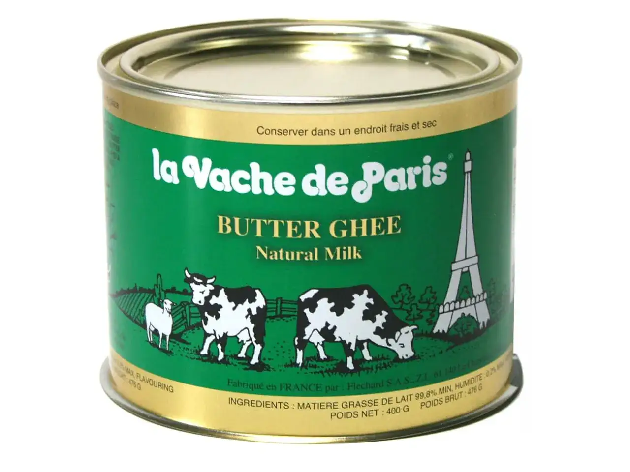 Boîte de beurre concentré