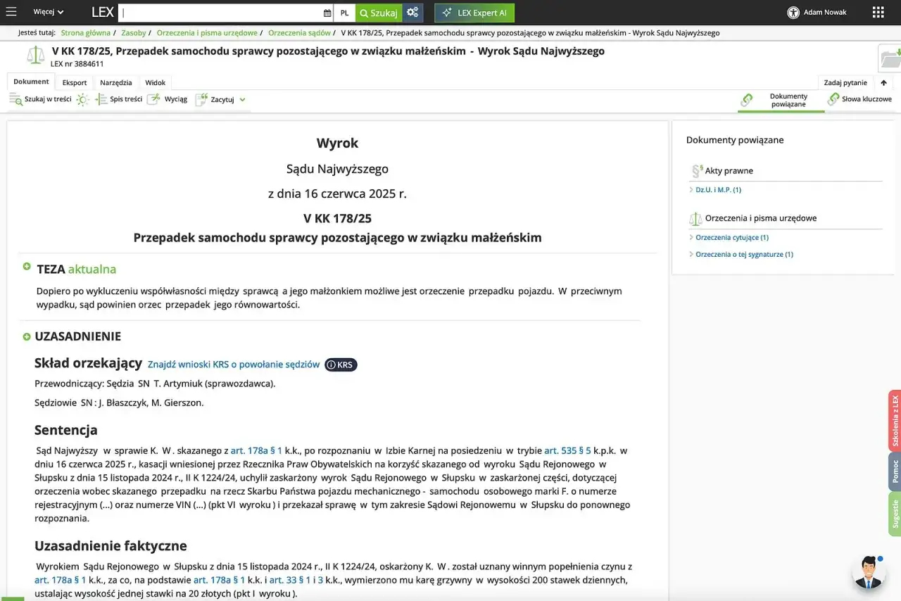 Interfejs wyszukiwarki Portalu Orzeczeń Sąd&oacute;w Powszechnych