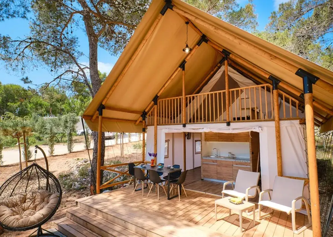 camping Chorwacja domki mobilne glamping