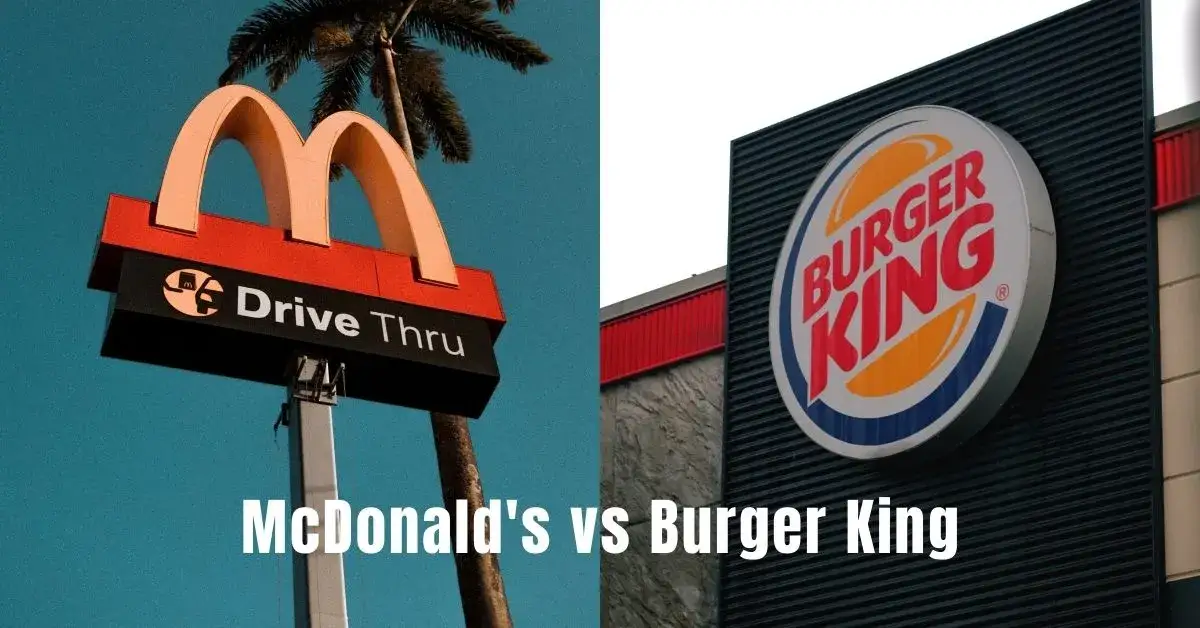 Burger King McDonald's porównanie logo restauracje