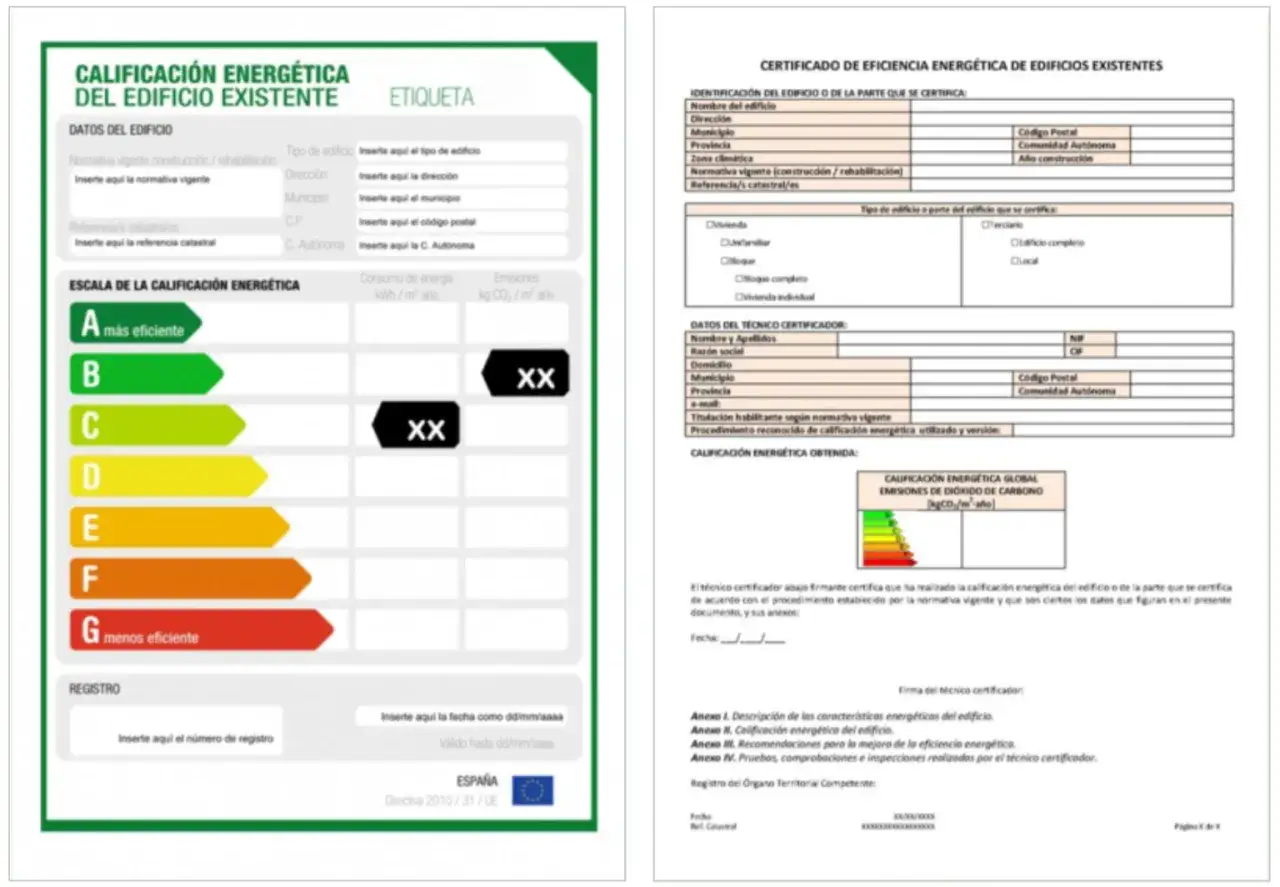 Certificado de eficiencia energética de edificios existentes. Averigua cuanto vale un certificado energético para tu inmueble.