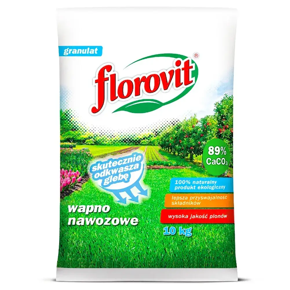 wapno granulowane do trawnika, wapno dolomitowe