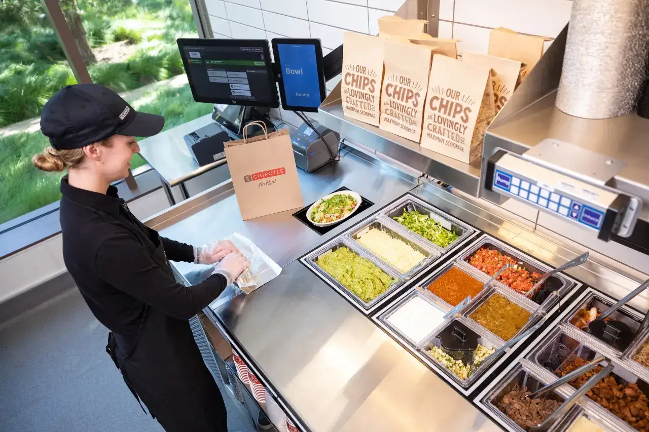 Chipotle build your own line