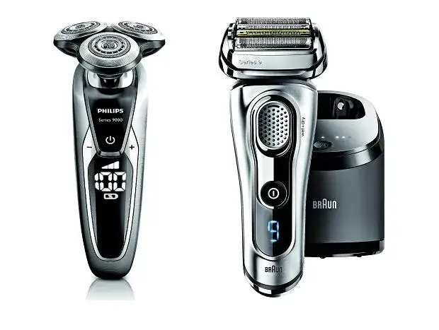logo Braun i Philips golarki