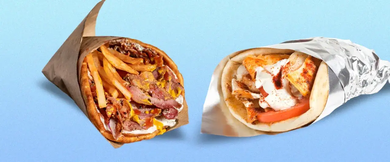 porównanie kebab gyros shawarma