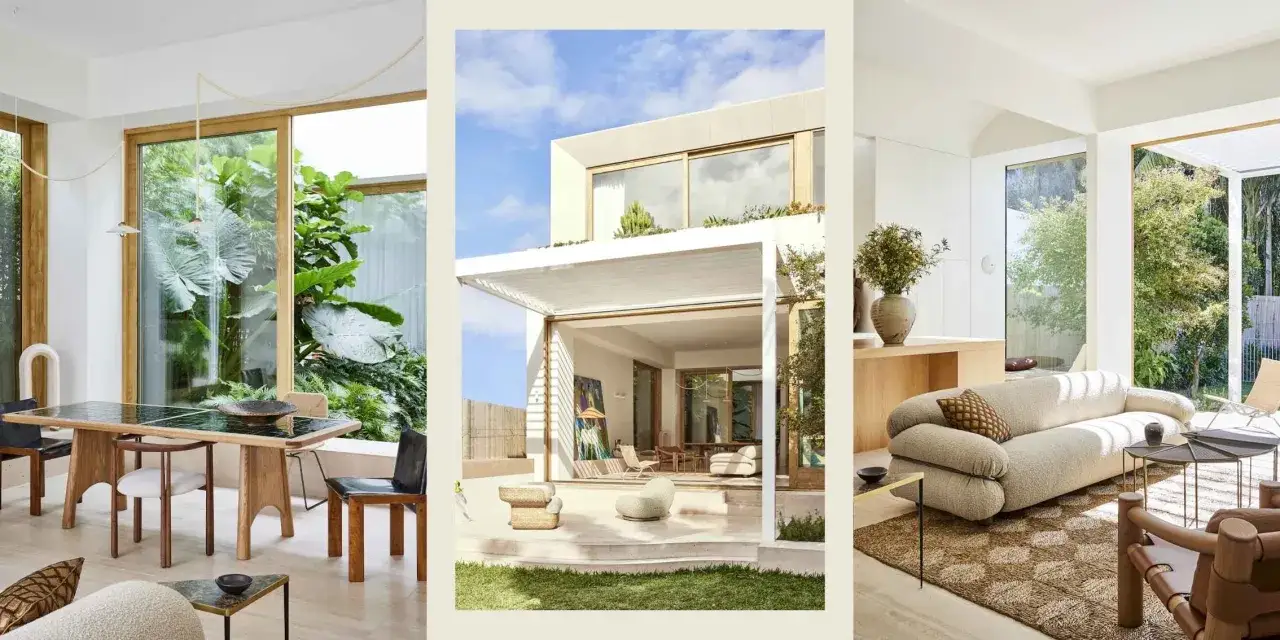 Un appartement traversant baign&eacute; de lumi&egrave;re, avec une salle &agrave; manger, un salon cosy et une terrasse ouverte sur un jardin luxuriant.