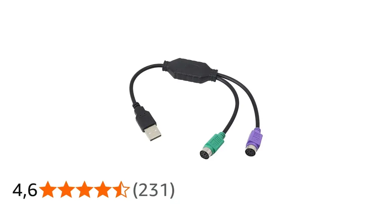 przejściówka PS/2 na USB aktywna vs pasywna
