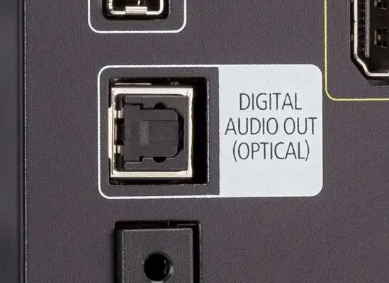kabel optyczny toslink i port optical out tv