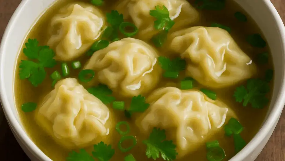Zdjęcie Zupa wonton chiński rosół na szczęście? Poznaj przepis!