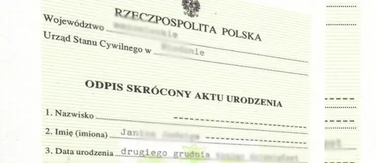 Zdjęcie Czy odpis aktu urodzenia jest płatny? Sprawdź, co musisz wiedzieć