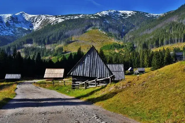 Dolina Chochołowska Tatry krajobraz filmowy
