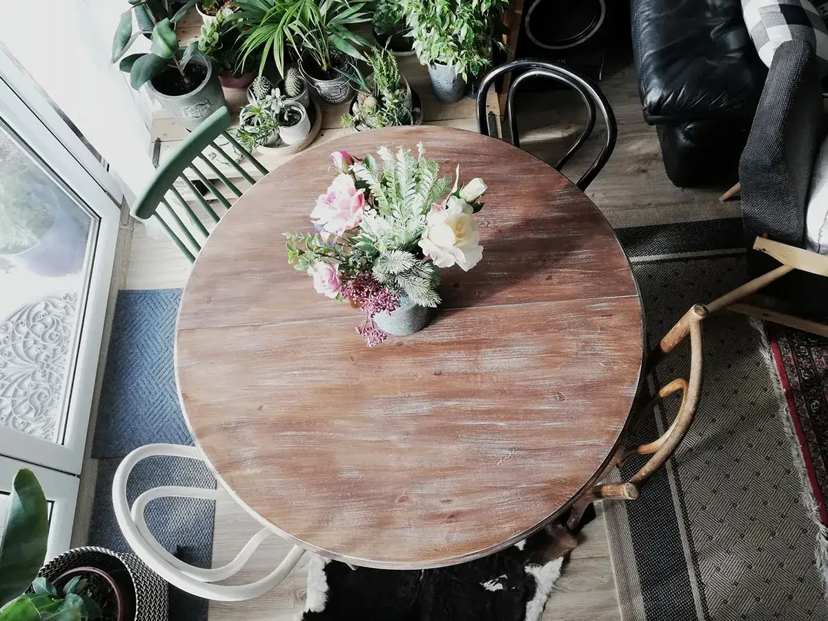 gotowy stół drewniany DIY inspiracje