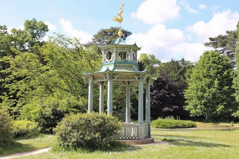 parc de Bagatelle cadre verdoyant