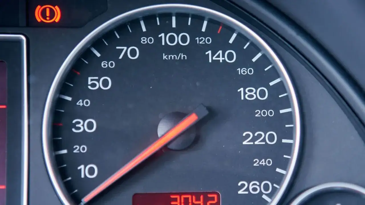 Tacho zeigt 3042 km an. Die Frage 