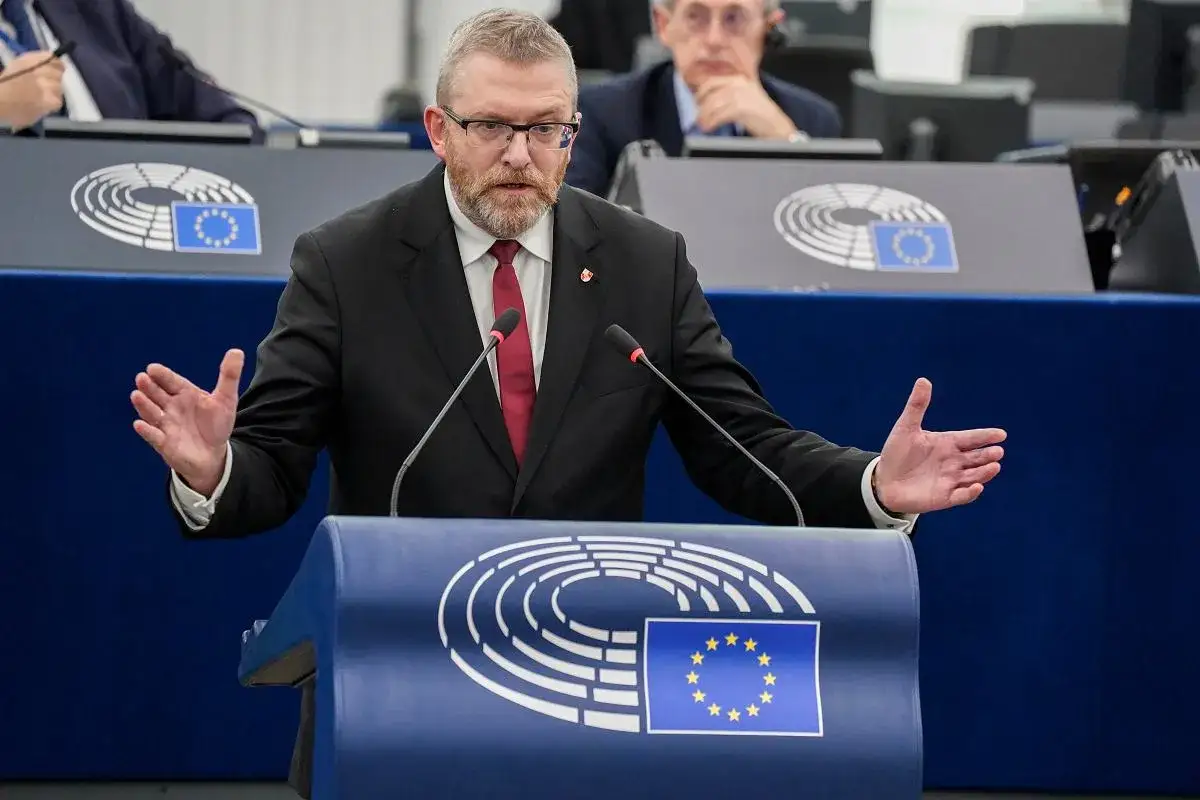 Grzegorz Braun w Parlamencie Europejskim