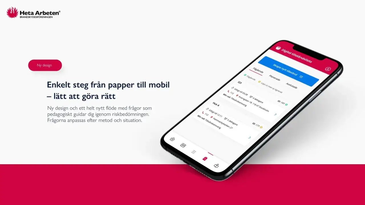 Enkel digital tillståndslista för heta arbeten. Appen guidar dig genom riskbedömningar, ersätter papper och gör det lätt att göra rätt.