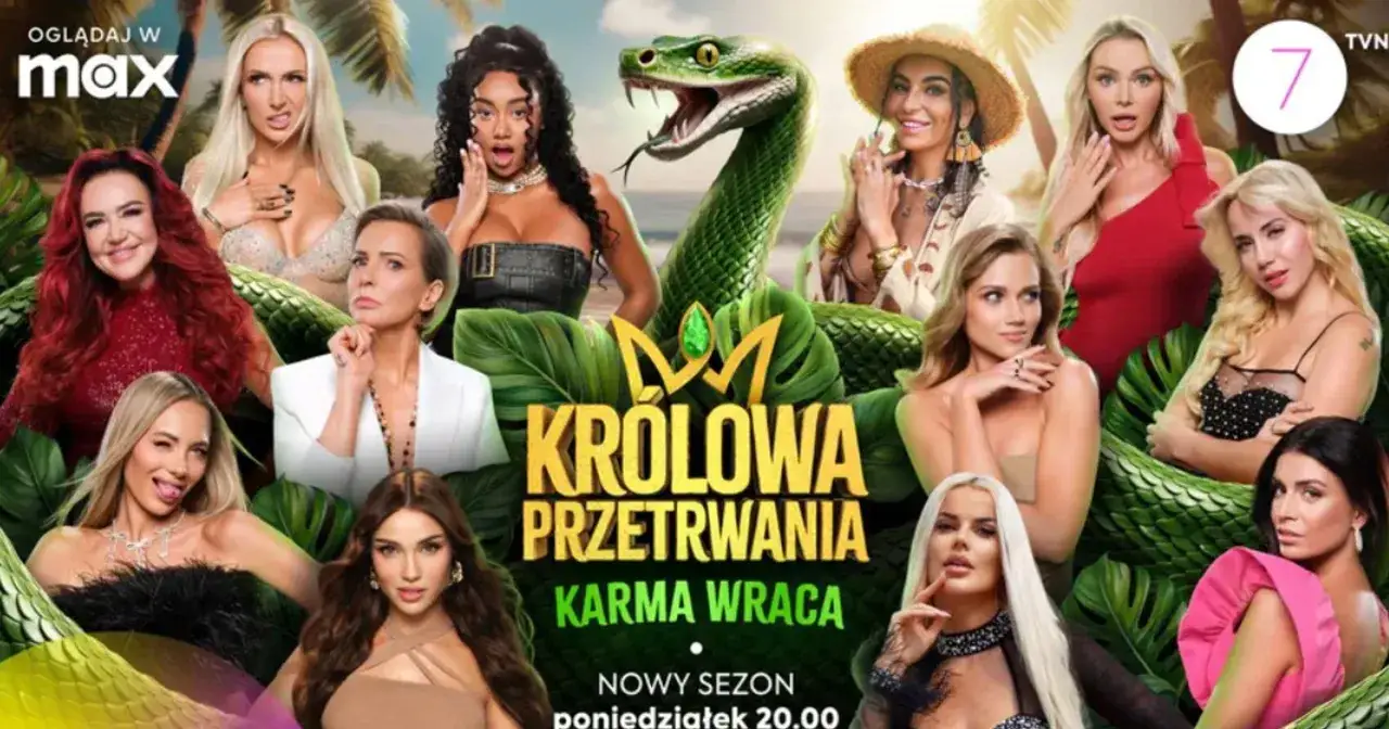 Królowe przetrwania, kiedy wchodzą do dżungli, by walczyć o tytuł. Wąż i egzotyczne rośliny tworzą tło dla tych silnych kobiet.