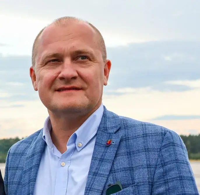 Prezydent Szczecina Piotr Krzystek
