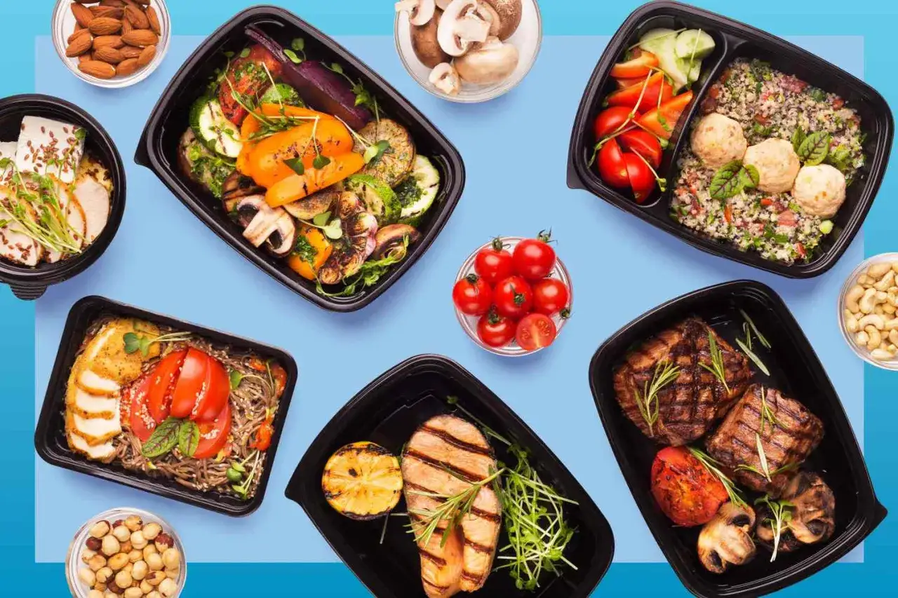healthy balanced meal plate bodybuilding