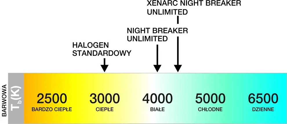 rodzaje świateł samochodowych halogen ksenon led laser porównanie