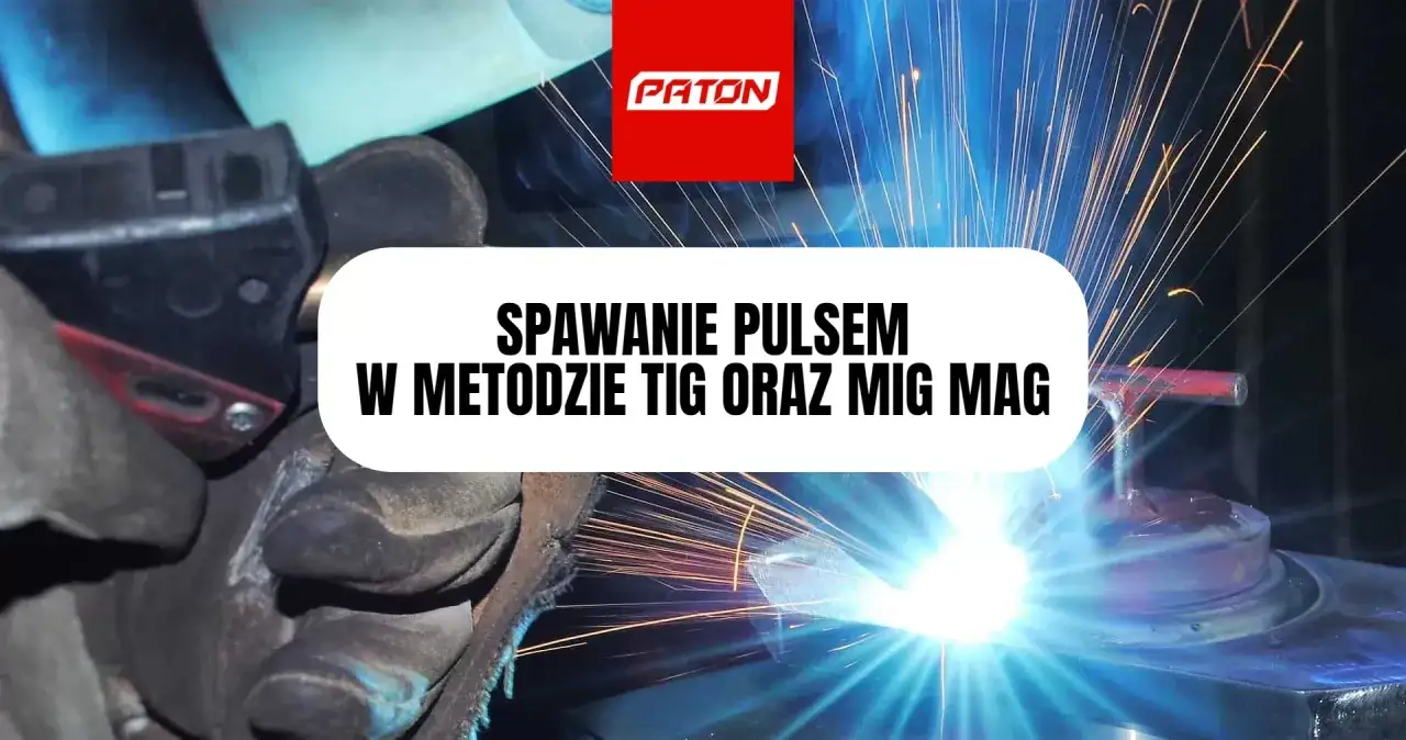 Spawanie pulsem w metodzie TIG i MIG MAG. Iskry sypią się podczas precyzyjnego łączenia metali.