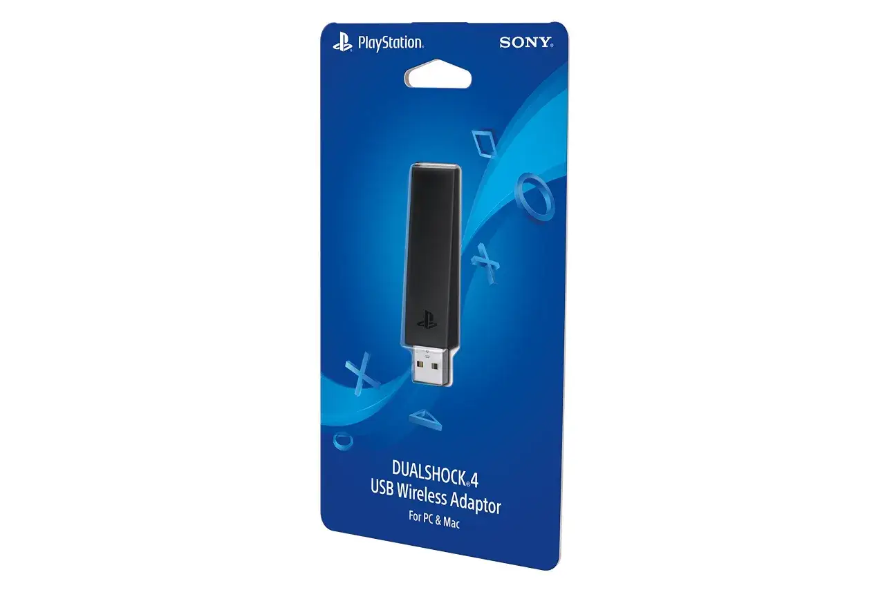 DualShock 4 i adapter Bluetooth do PC