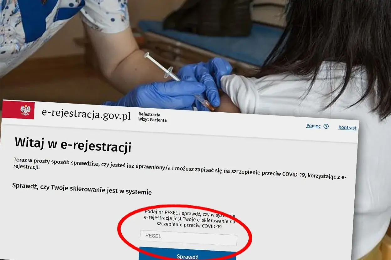 Dokumenty do szczepienia PESEL e-skierowanie
