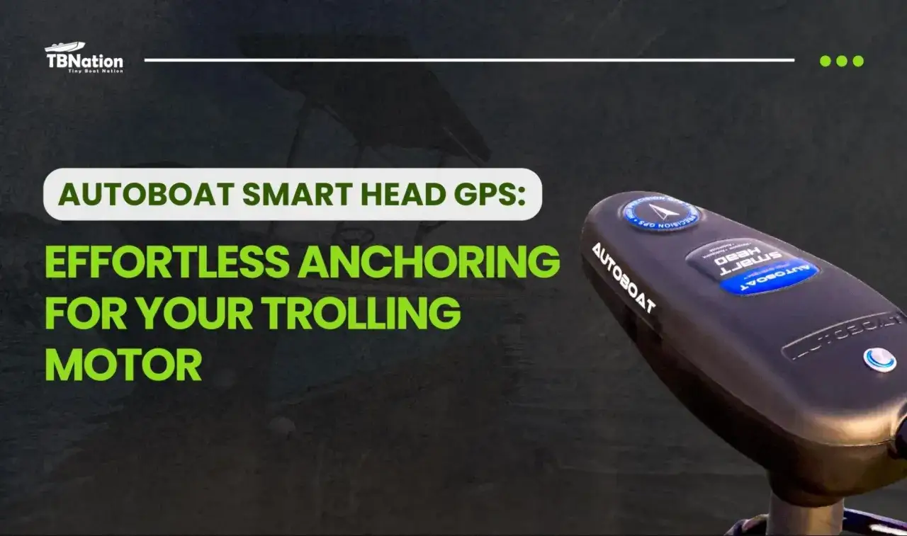 Ancre virtuelle pour bateau : le GPS Autoboot Smart Head assure un mouillage sans effort pour votre moteur électrique.