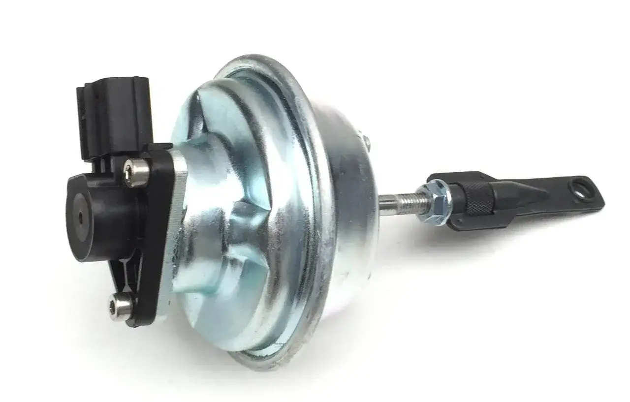 Actuador de vacío para Citroën, pieza p0238. Componente metálico con conector negro y varilla de ajuste.