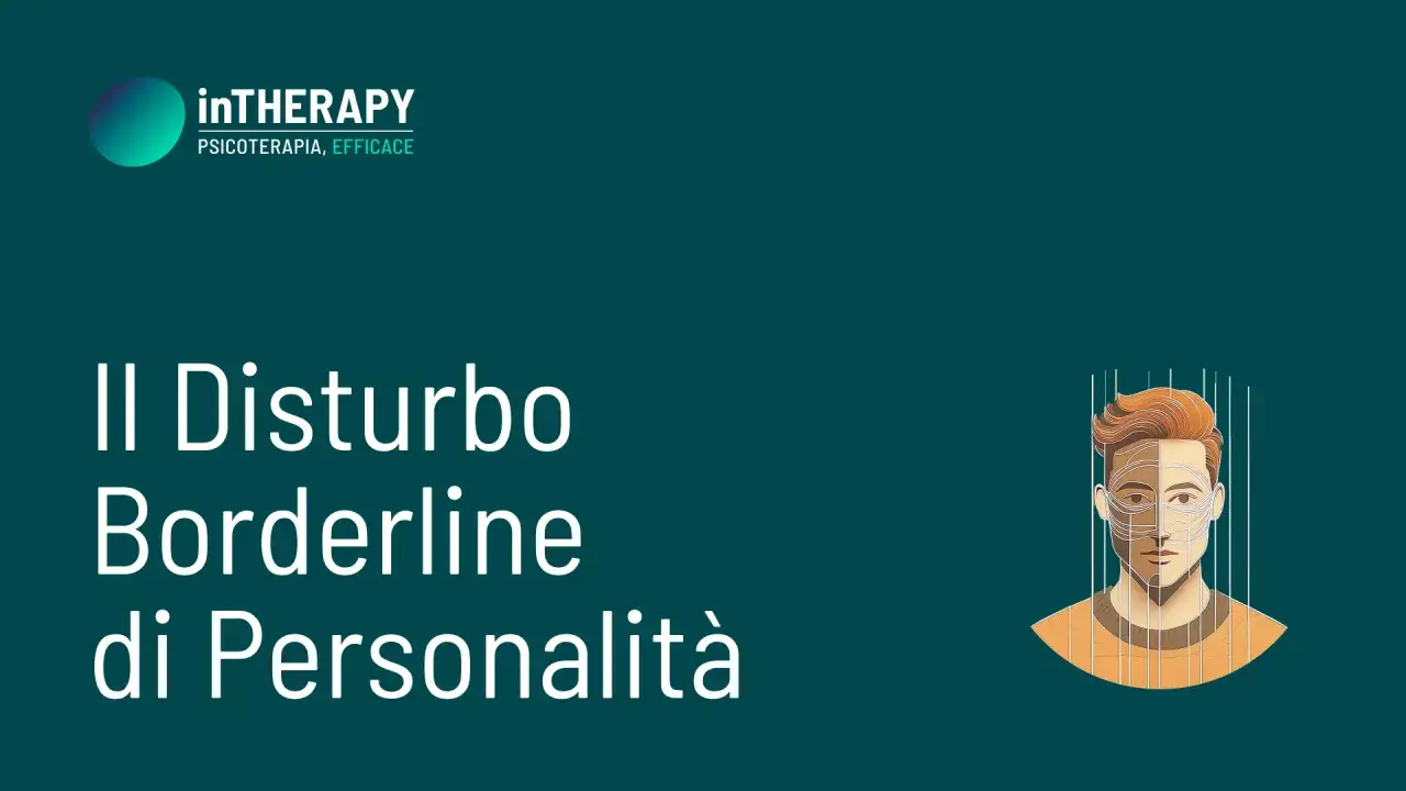 Il disturbo borderline si guarisce. Illustrazione di un volto diviso, che simboleggia la complessità del disturbo.