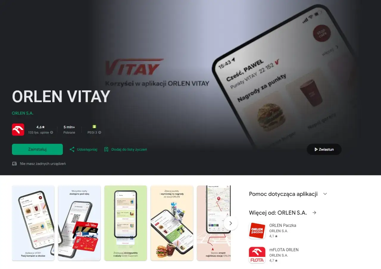 Jak zbierać punkty Orlen Vitay